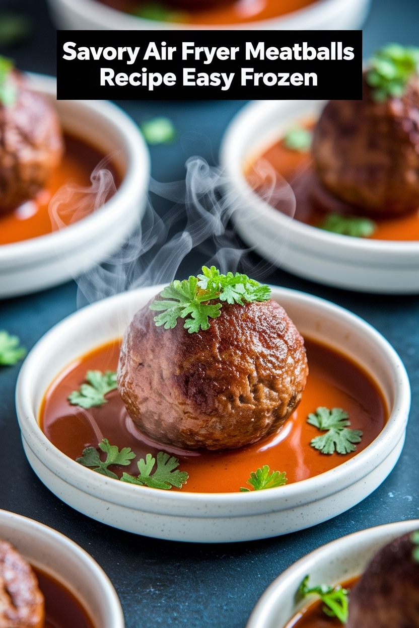 air fryer meatballs recipe easy frozen