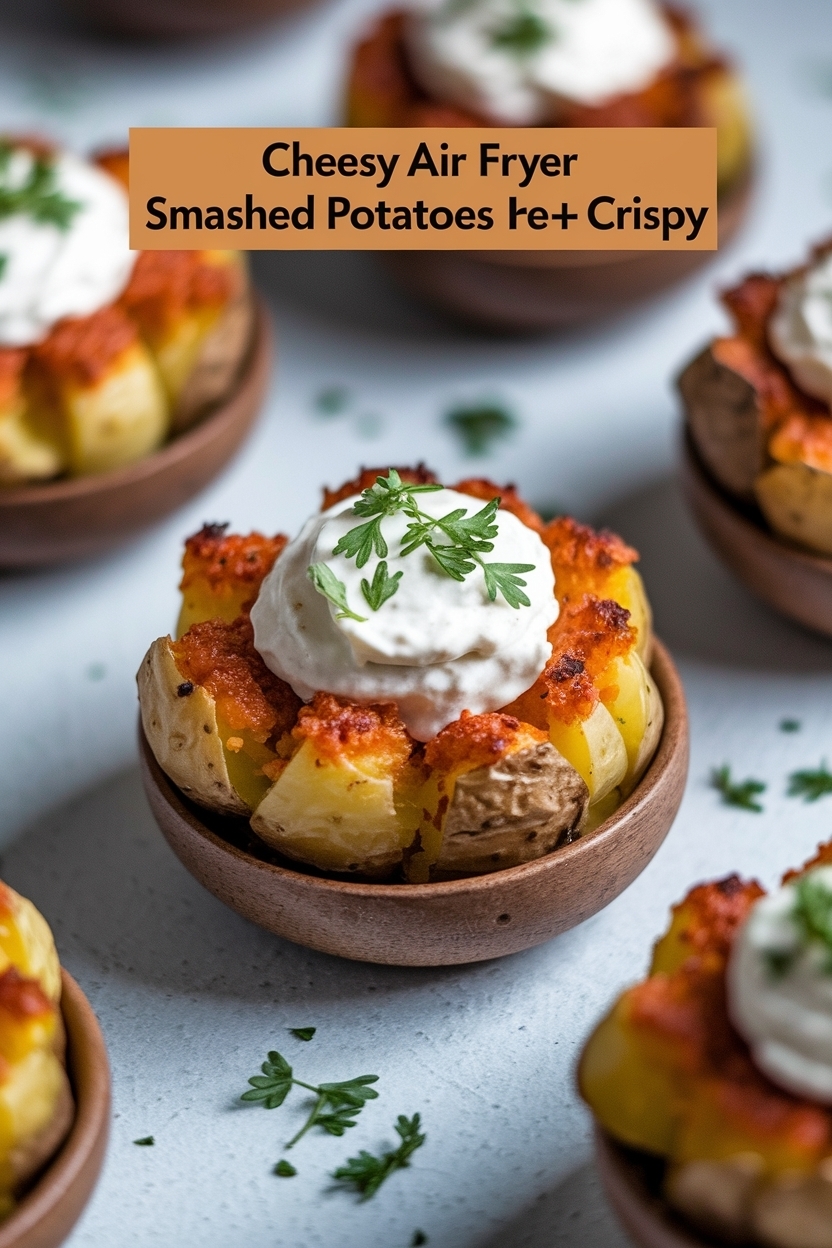 air fryer smashed potatoes recipe crispy
