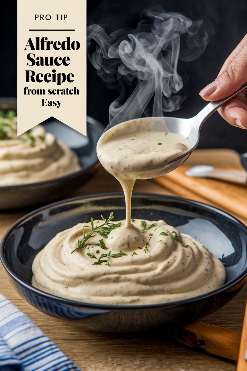alfredo sauce recipe from scratch easy