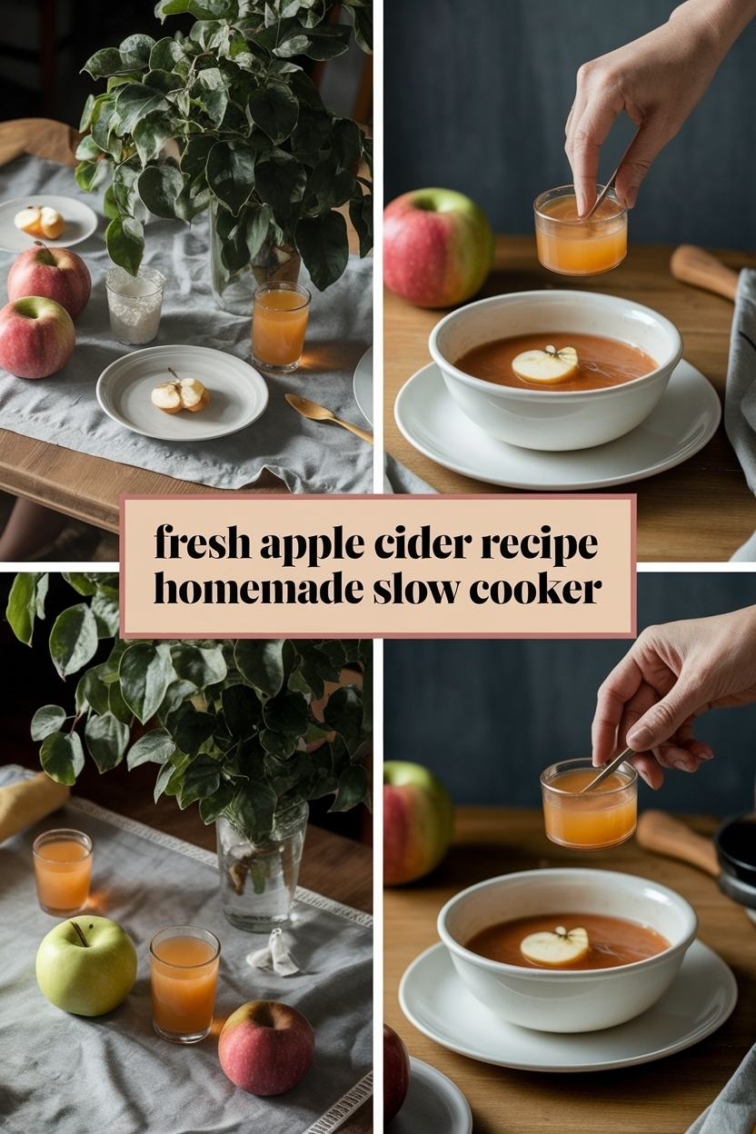 apple cider recipe homemade slow cooker