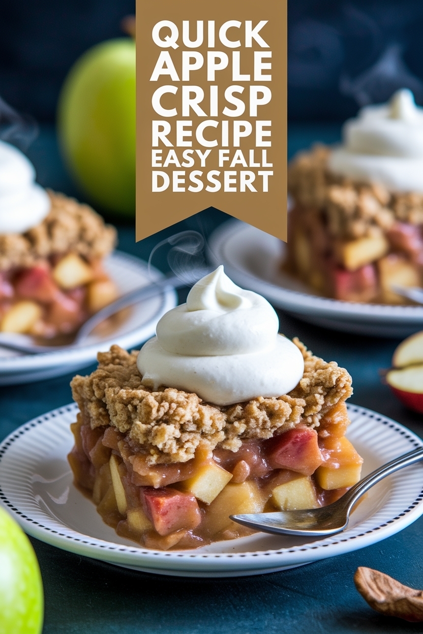 apple crisp recipe easy fall dessert