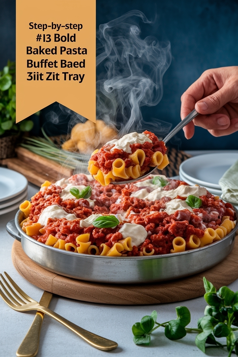 baked pasta buffet baked ziti tray
