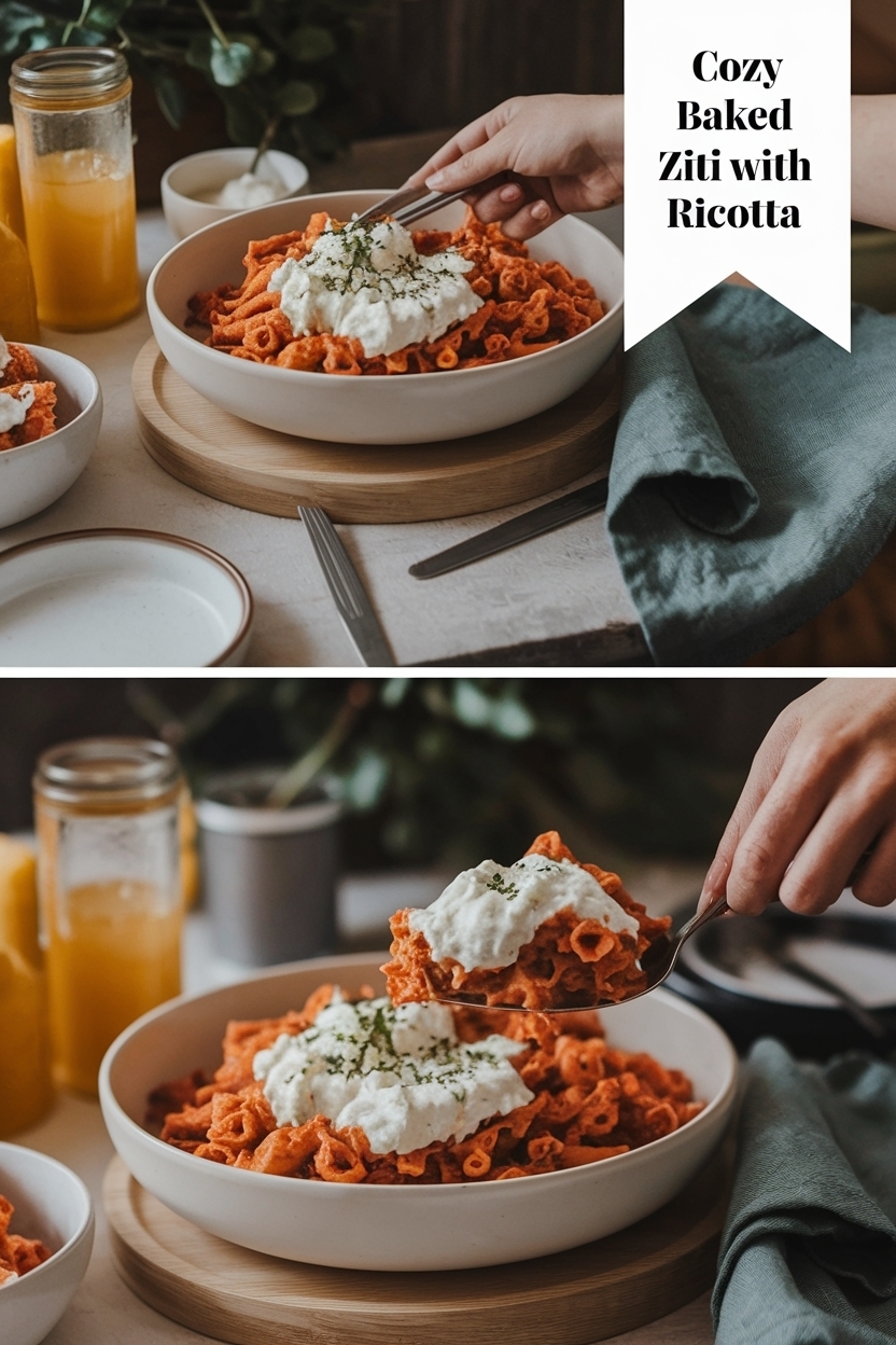 baked ziti with ricotta