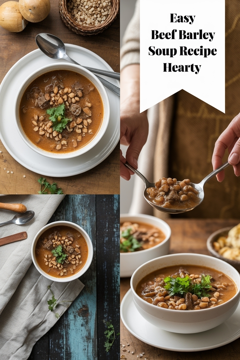 beef barley soup recipe hearty