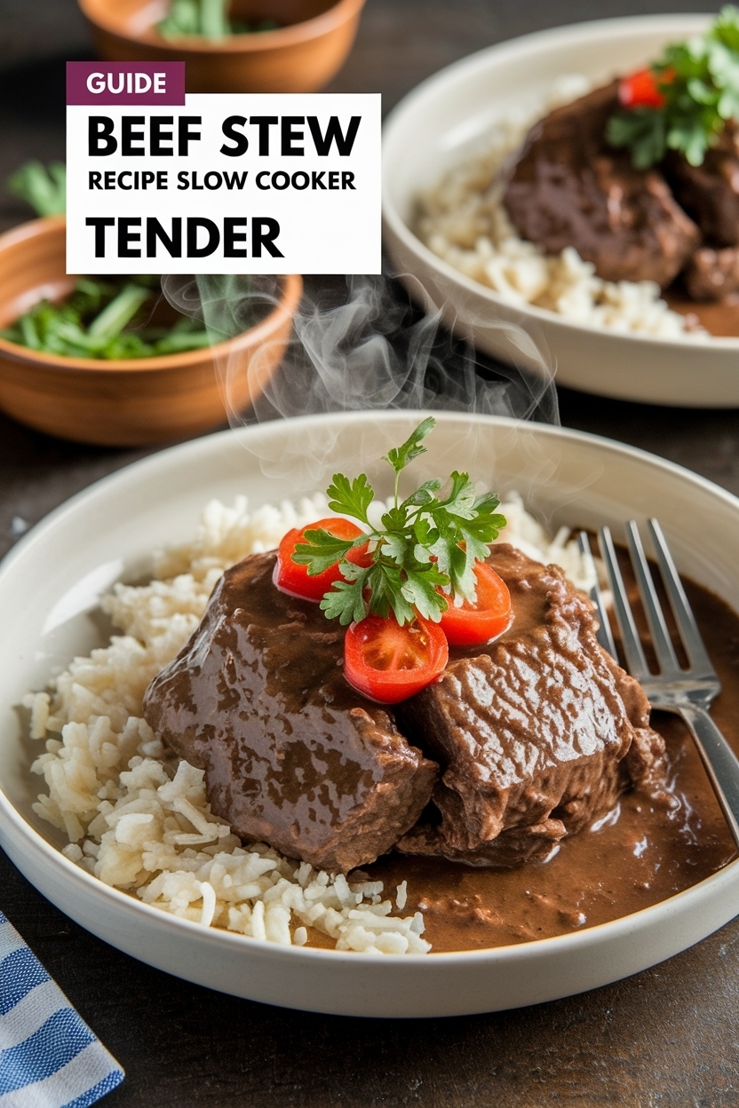 beef stew recipe slow cooker tender