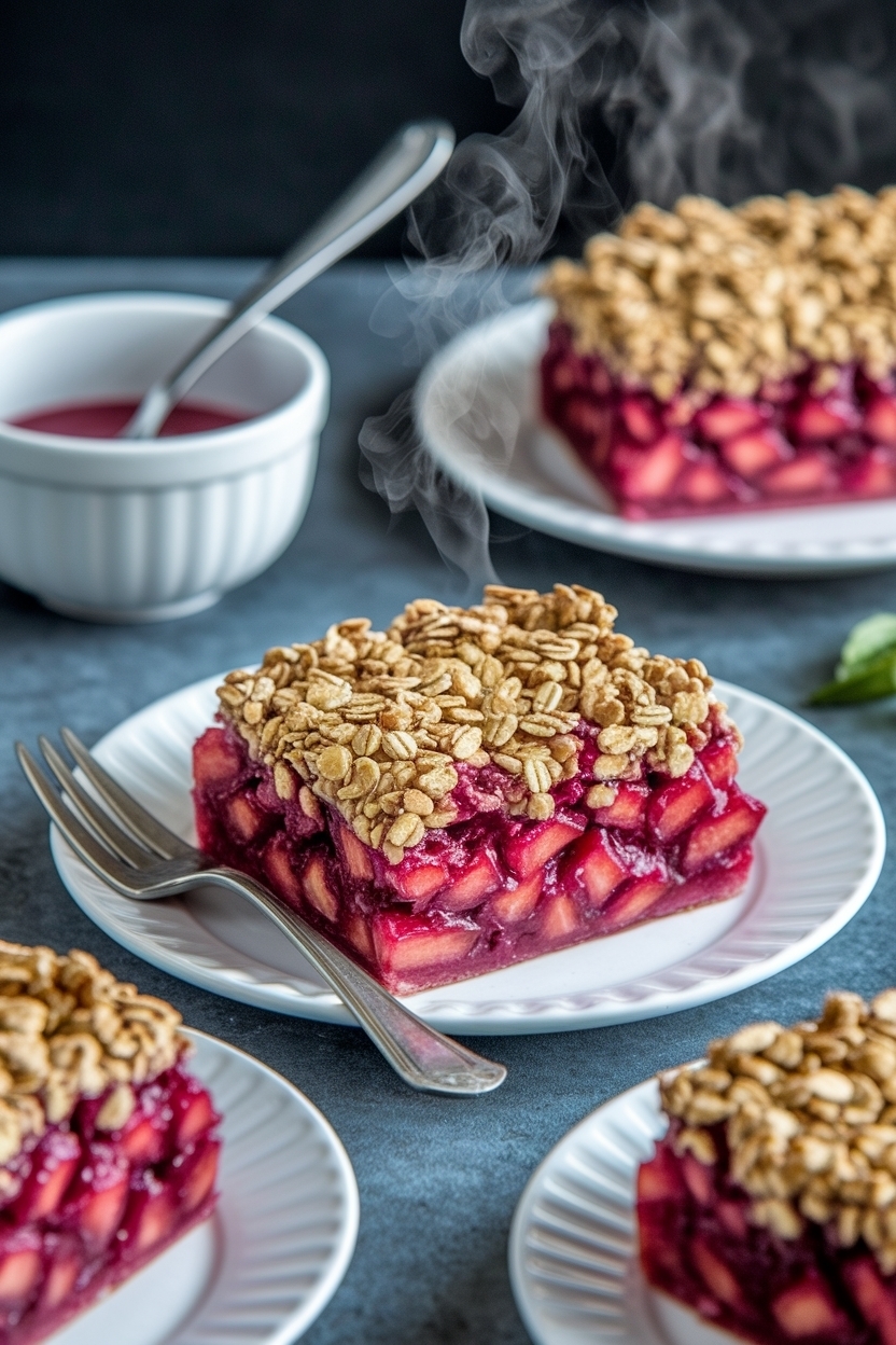 best rhubarb crisp with oats