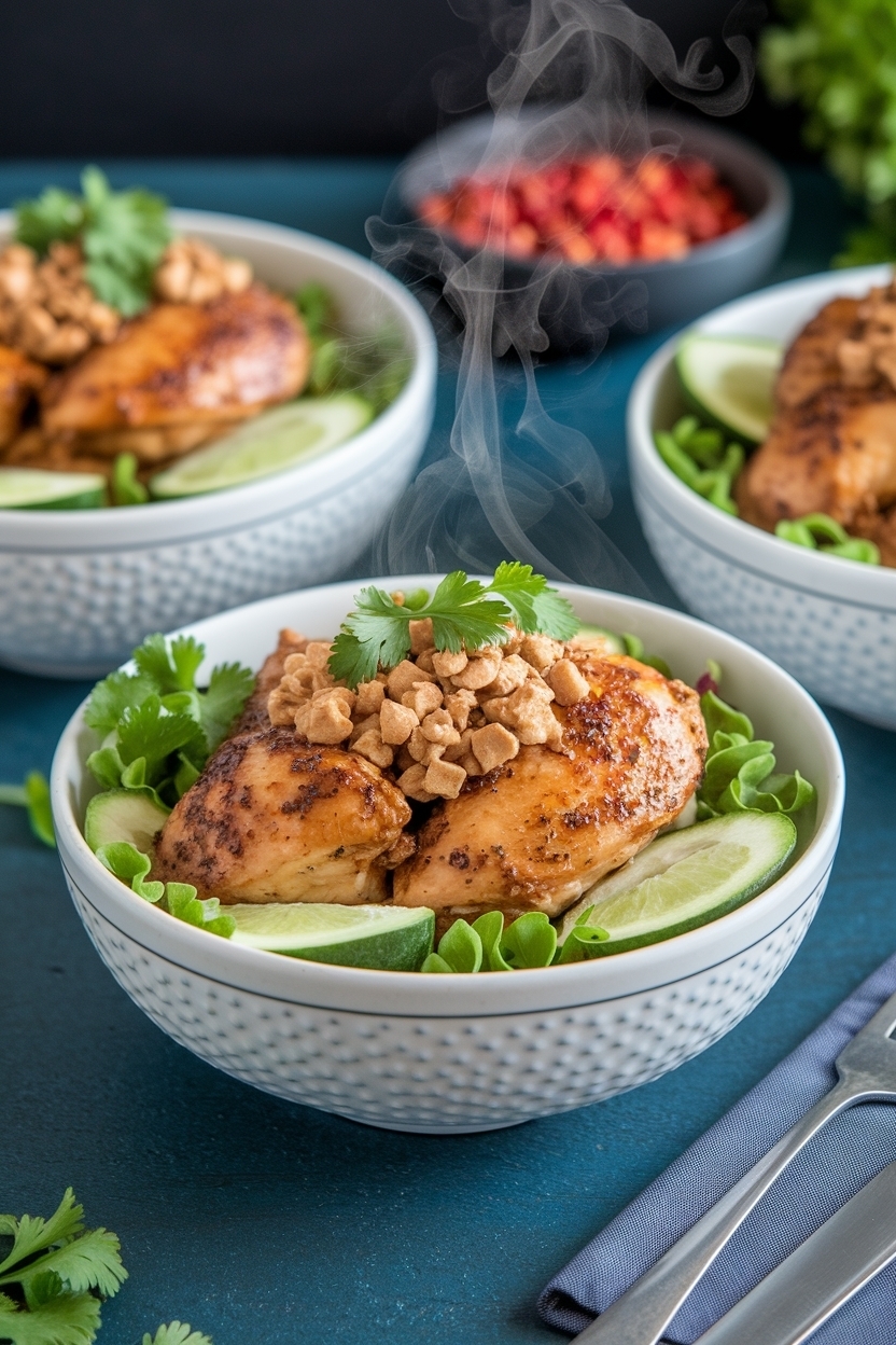 burrito bowl meal prep recipe chicken