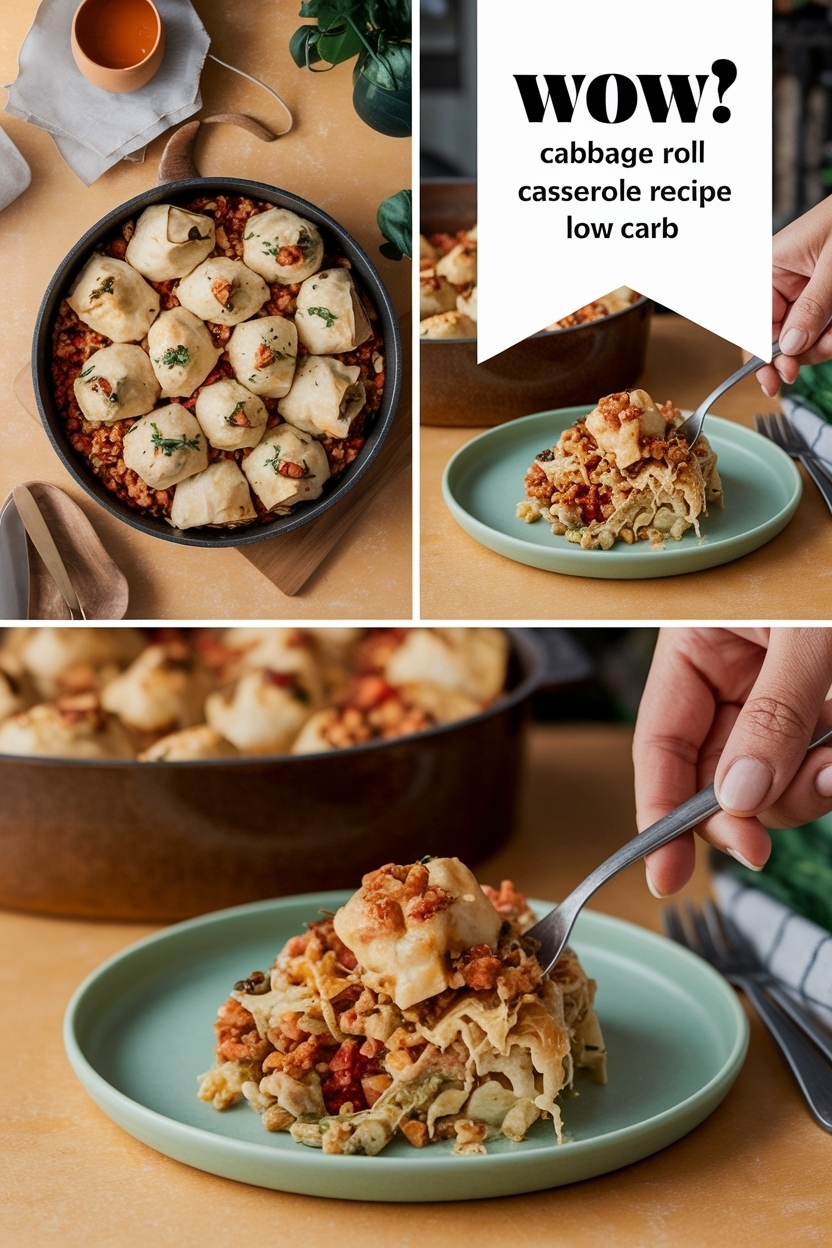 cabbage roll casserole recipe low carb