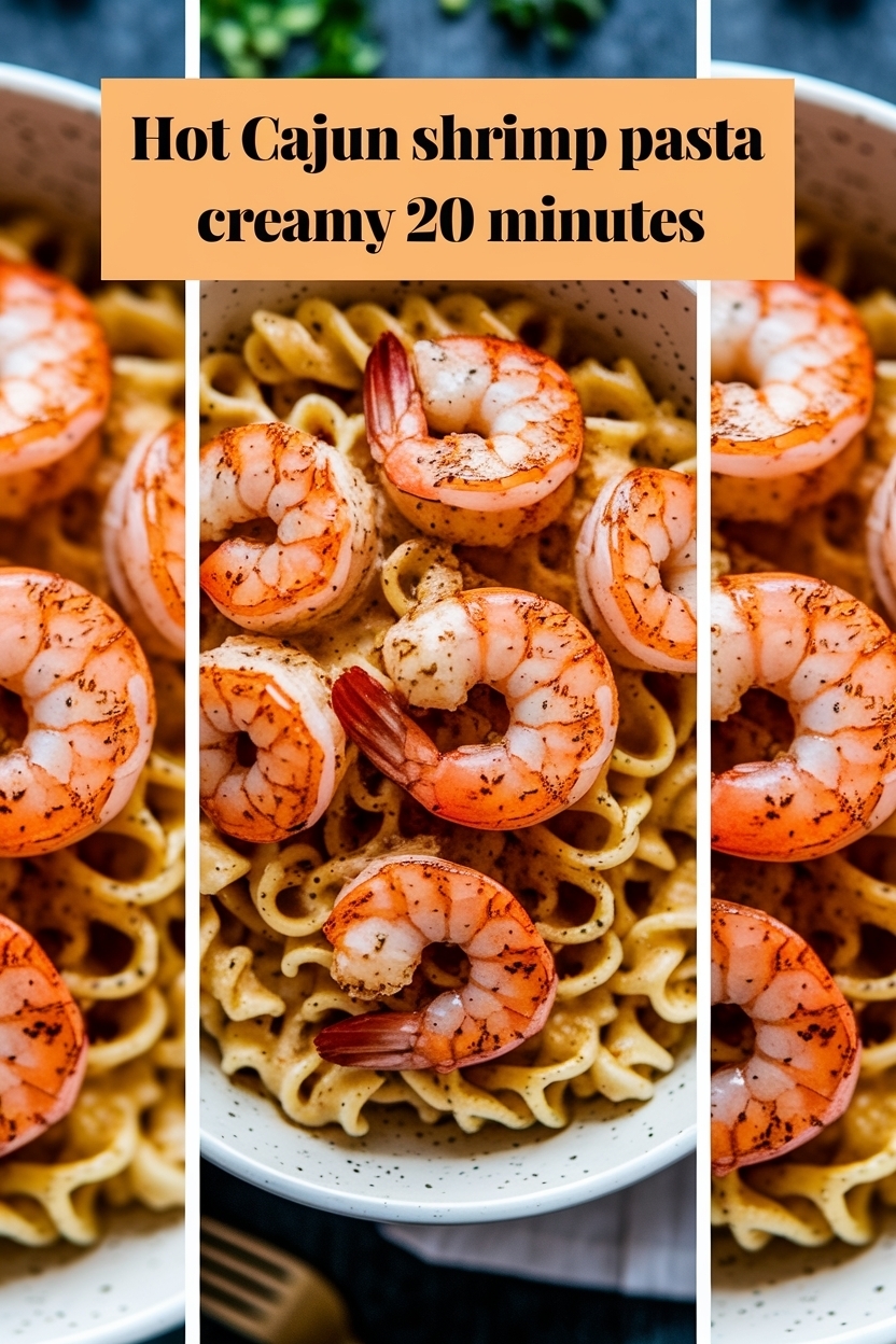 cajun shrimp pasta creamy 20 minutes