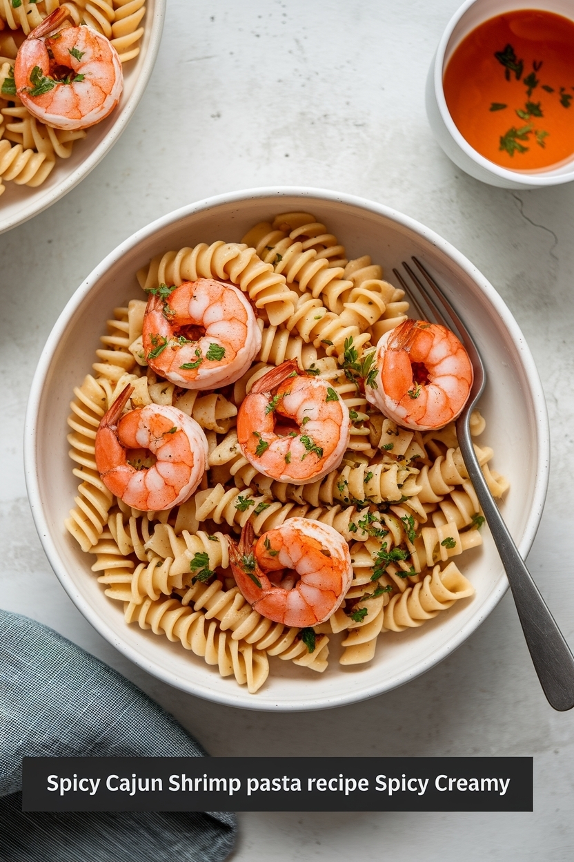 cajun shrimp pasta recipe spicy creamy