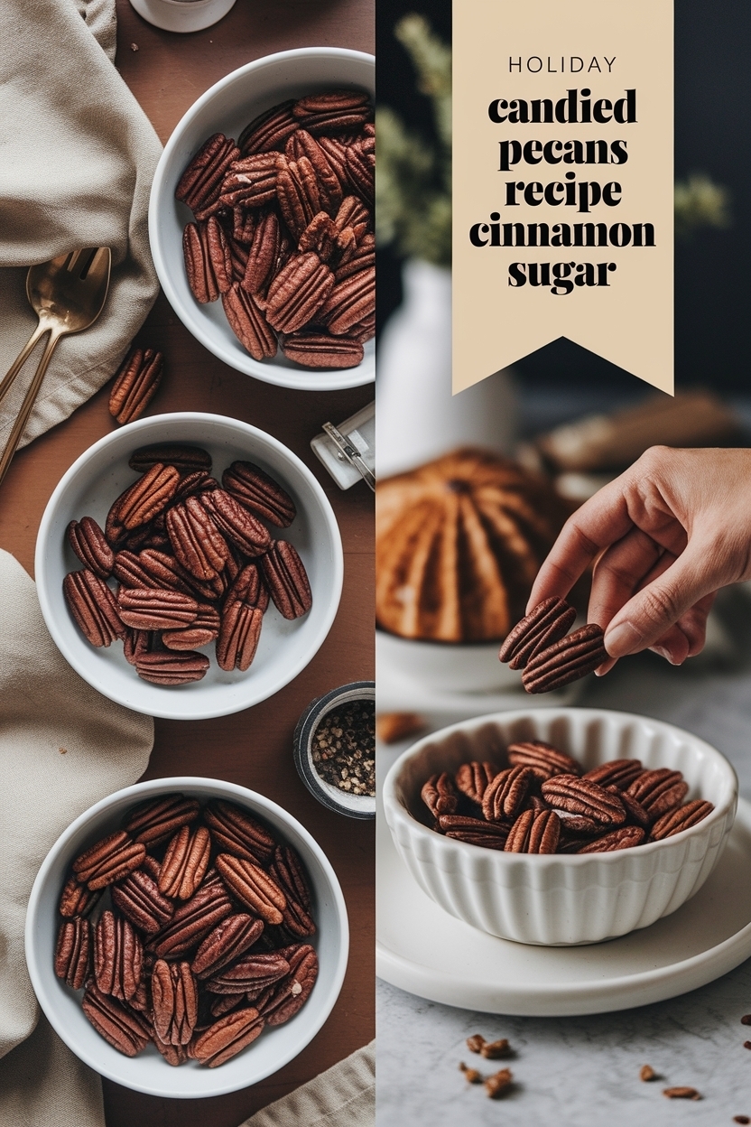 candied pecans recipe cinnamon sugar
