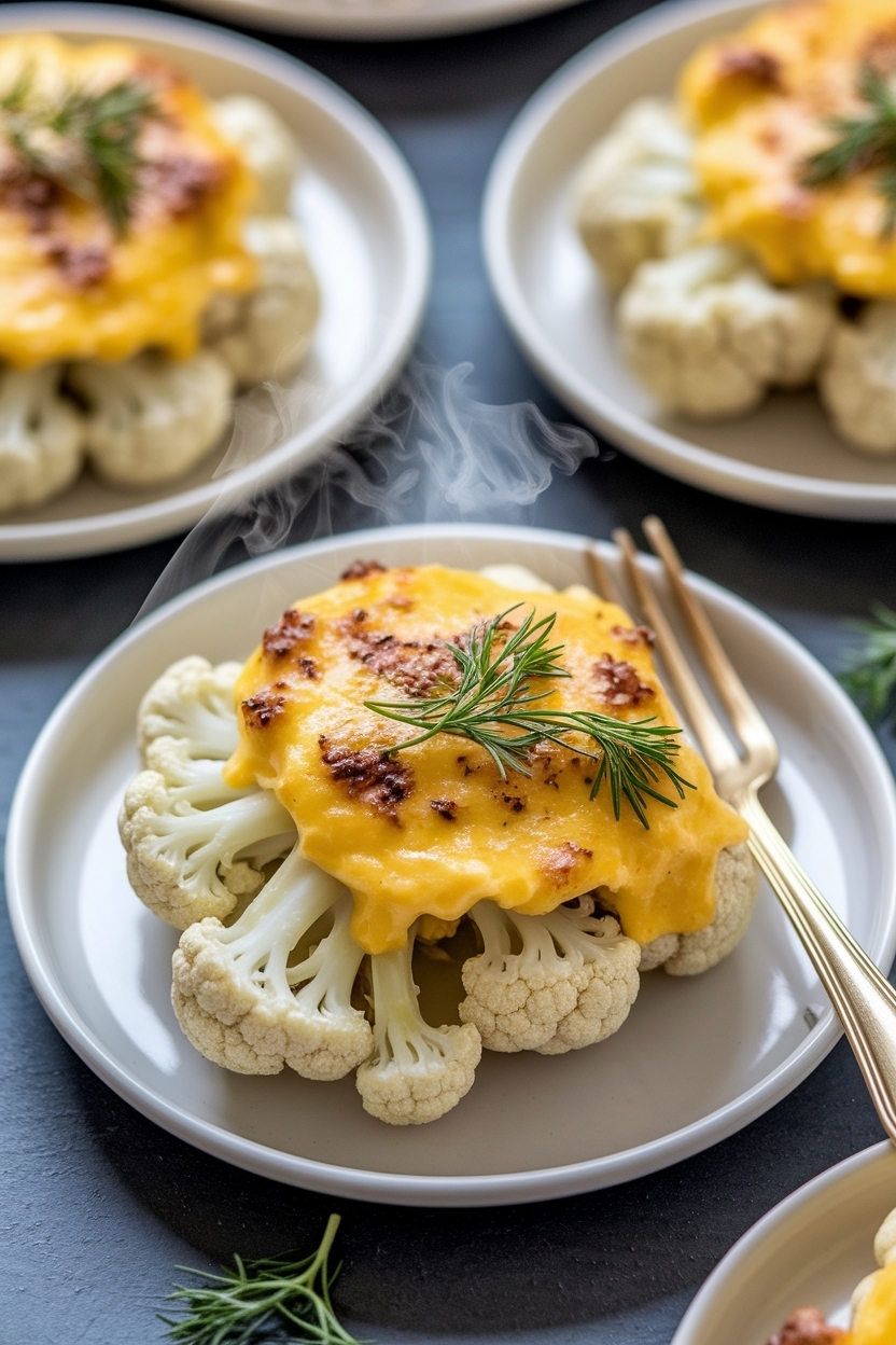 cauliflower au gratin recipe keto side