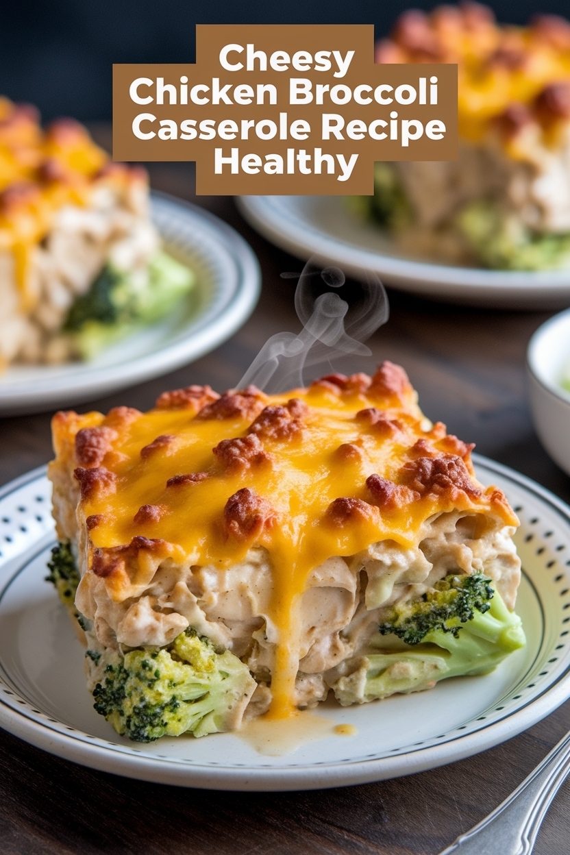 chicken broccoli casserole recipe healthy