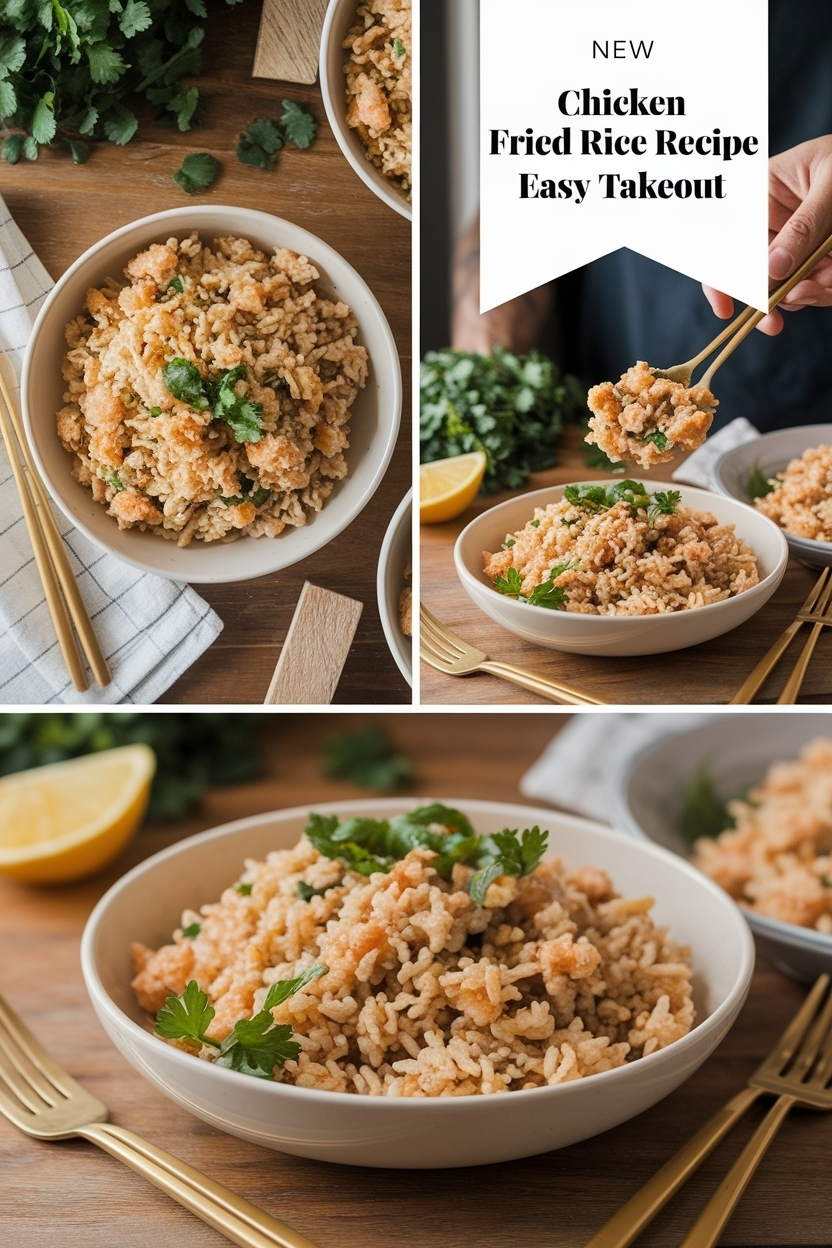 chicken fried rice recipe easy takeout