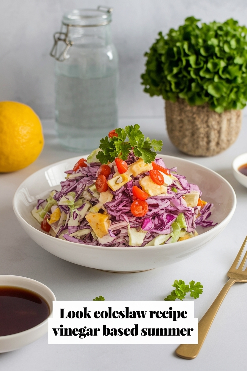 coleslaw recipe vinegar based summer