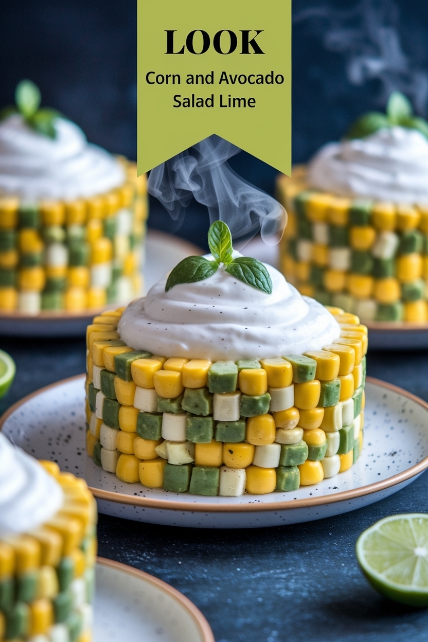 corn and avocado salad lime