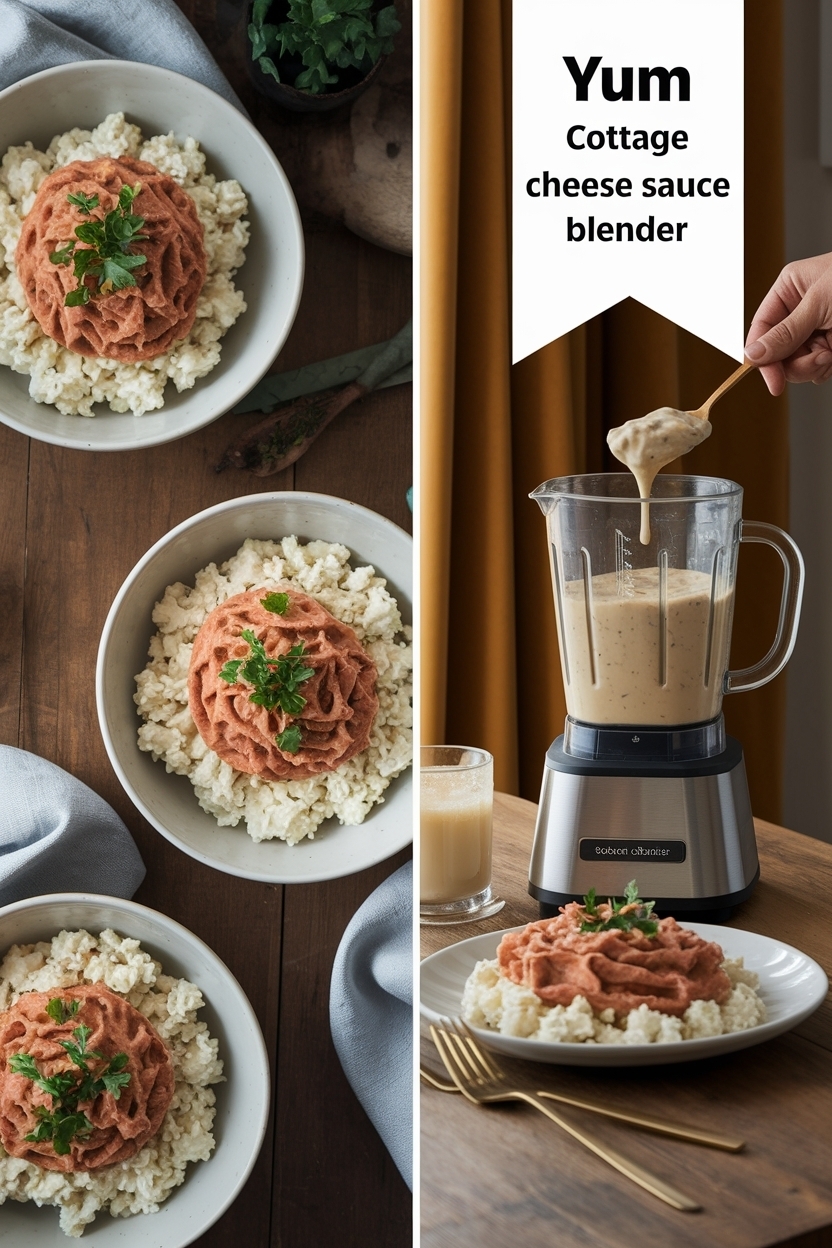 cottage cheese alfredo sauce blender