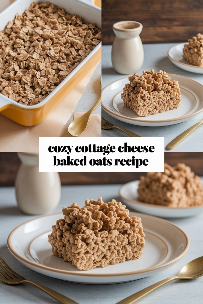 cottage cheese baked oats recipe