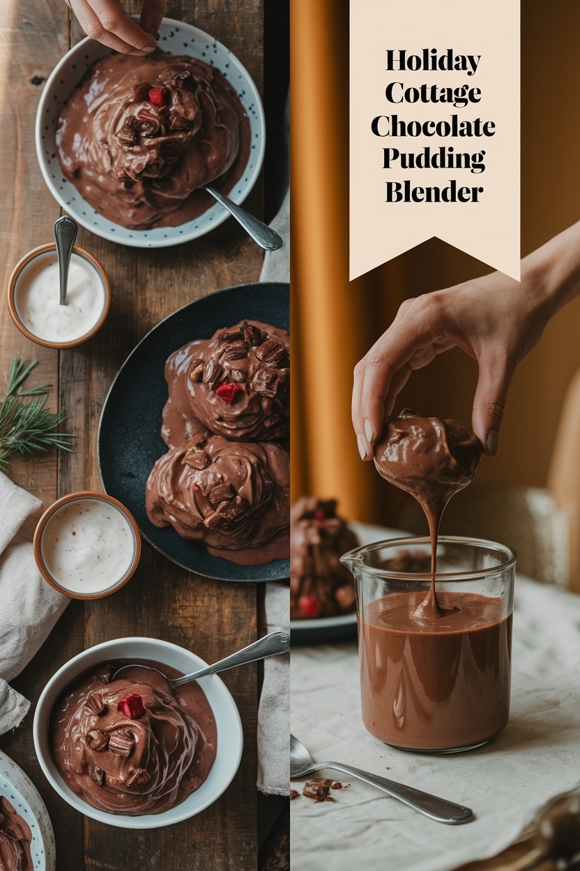 cottage cheese chocolate pudding blender