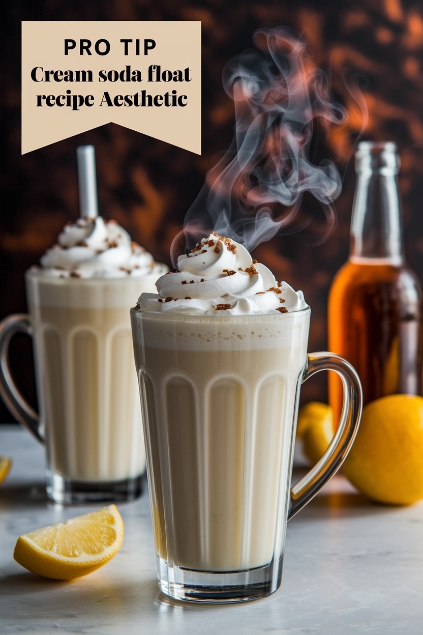 cream soda float recipe aesthetic