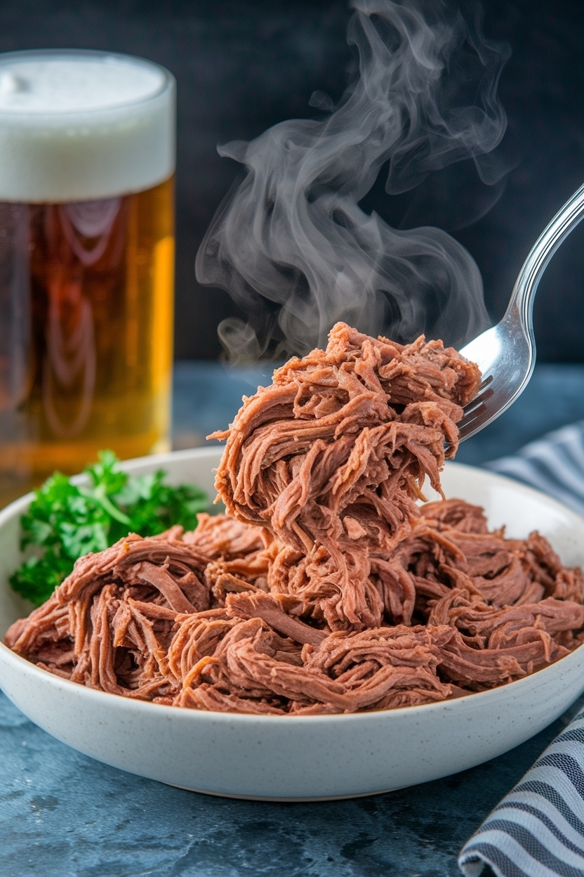 crockpot pulled pork recipe root beer
