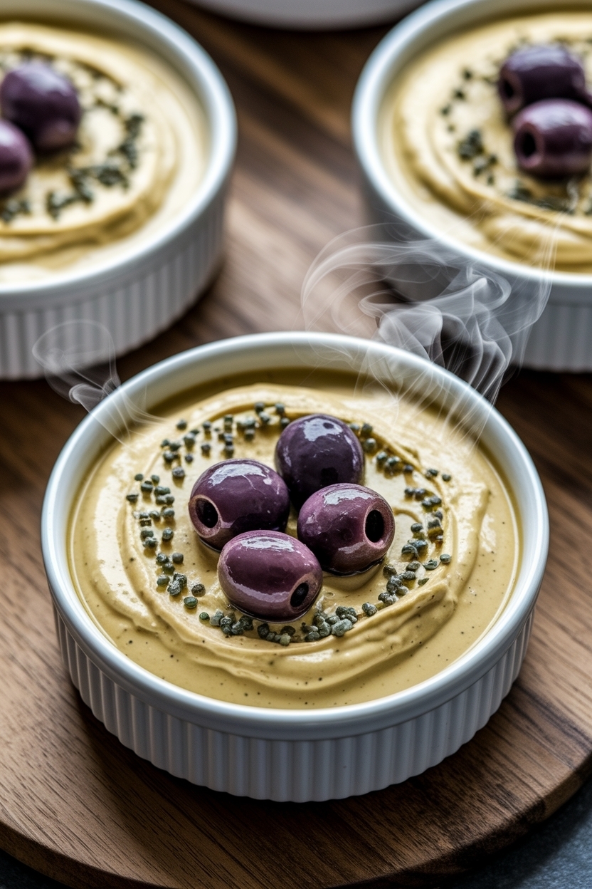 dirty martini dip with blue cheese olives