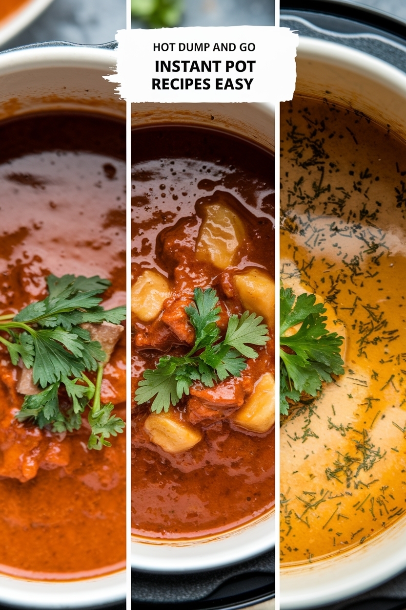 dump and go instant pot recipes easy