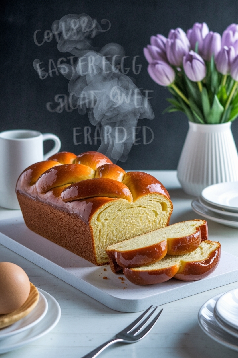 easter egg bread recipe sweet braided