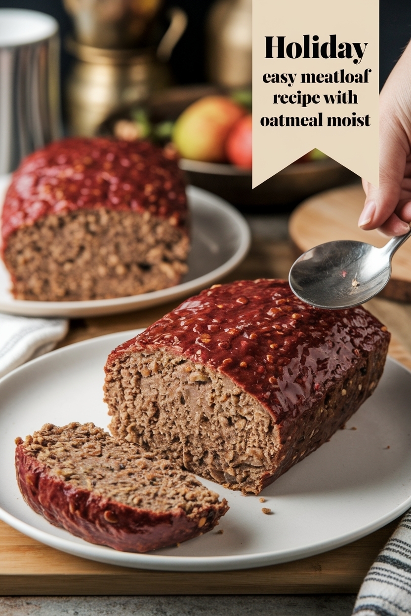 easy meatloaf recipe with oatmeal moist