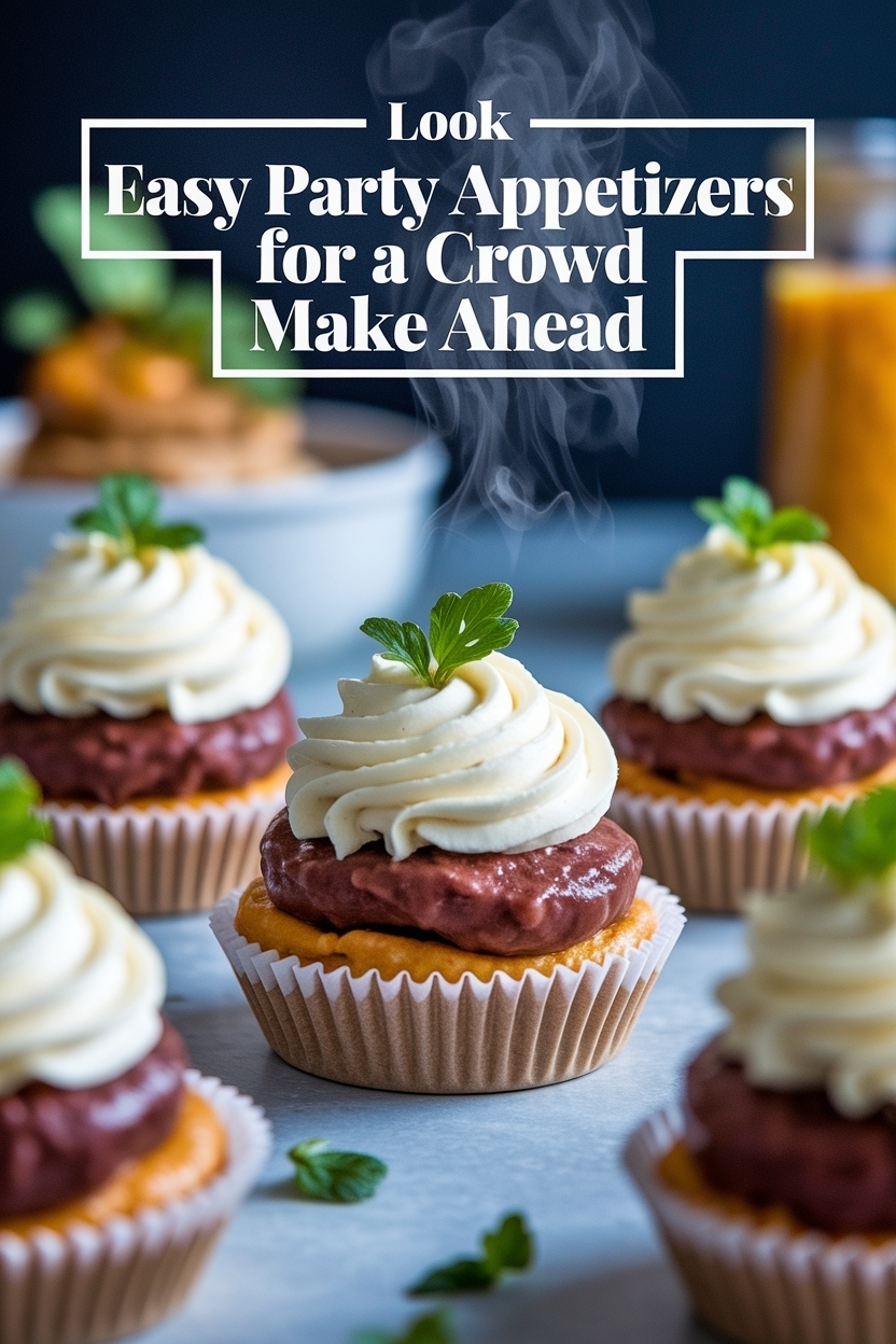 easy party appetizers for a crowd make ahead