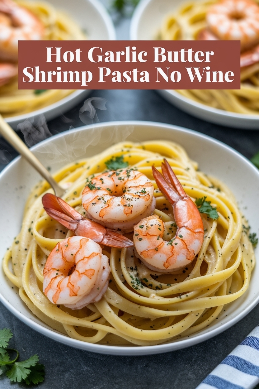 garlic butter shrimp scampi pasta no wine