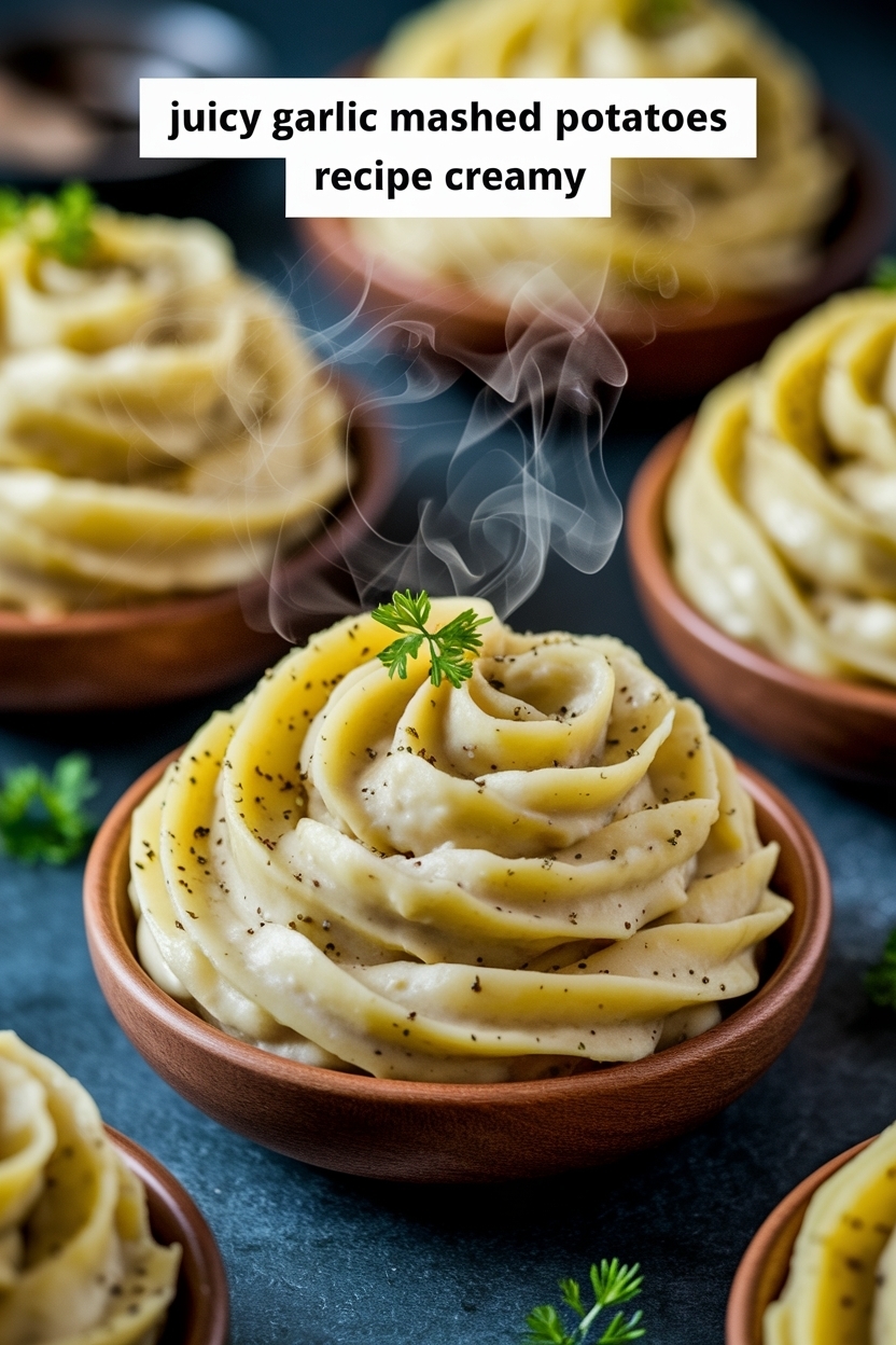 garlic mashed potatoes recipe creamy
