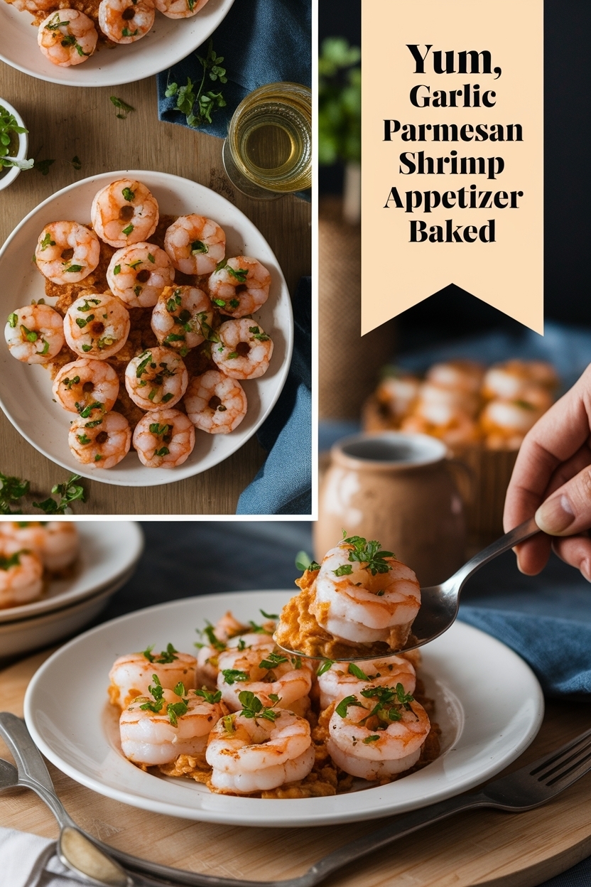 garlic parmesan shrimp appetizer baked