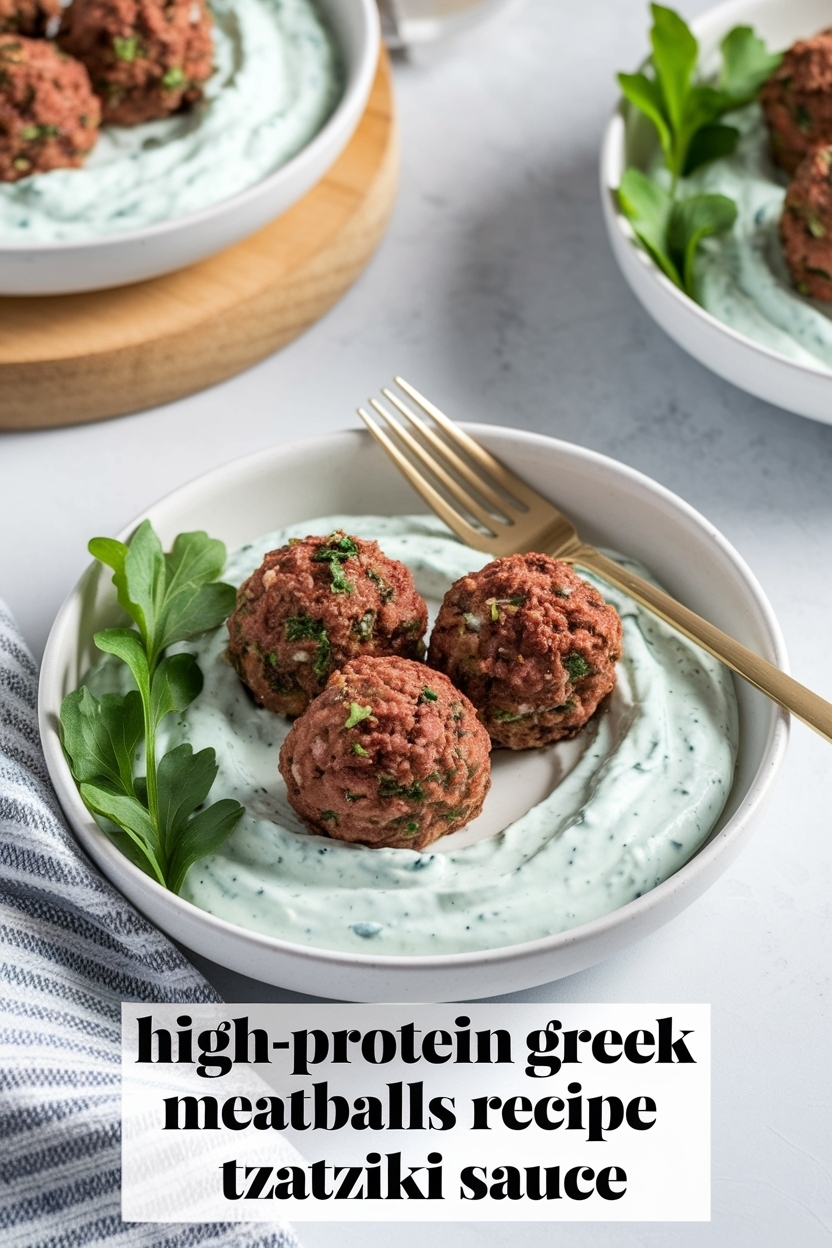 greek meatballs recipe tzatziki sauce