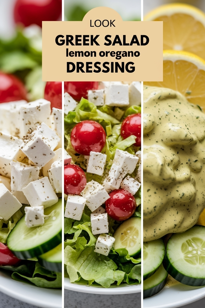 greek salad lemon oregano dressing