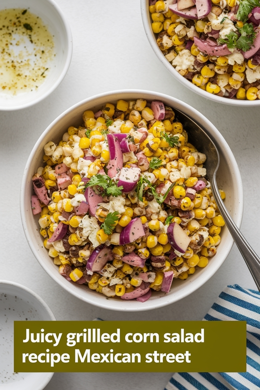 grilled corn salad recipe mexican street