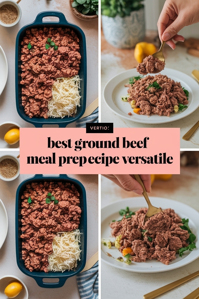 ground beef meal prep recipe versatile
