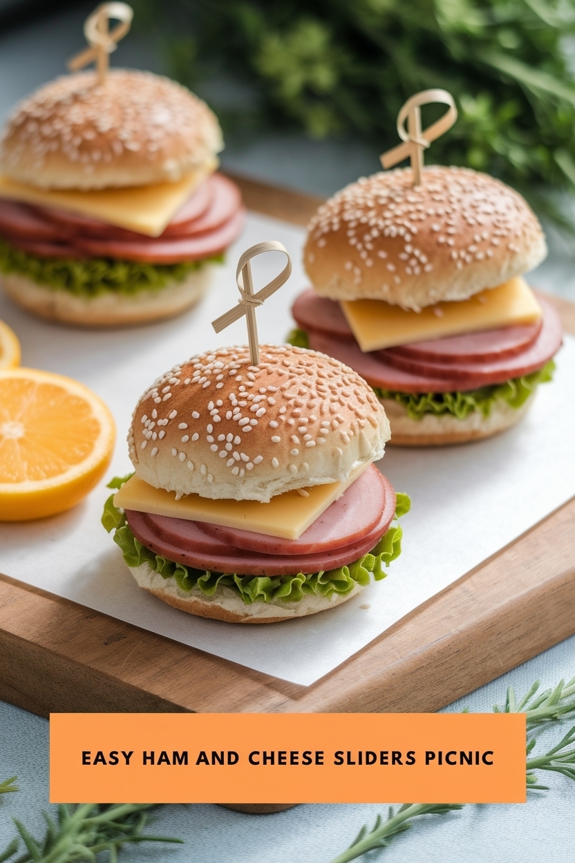 ham and cheese sliders picnic