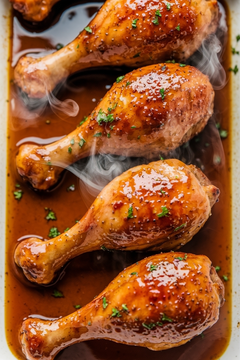 honey garlic chicken drumsticks baked 400