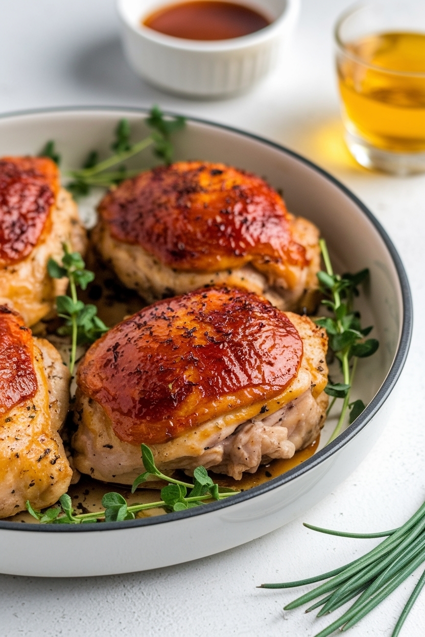 honey garlic chicken thighs baked