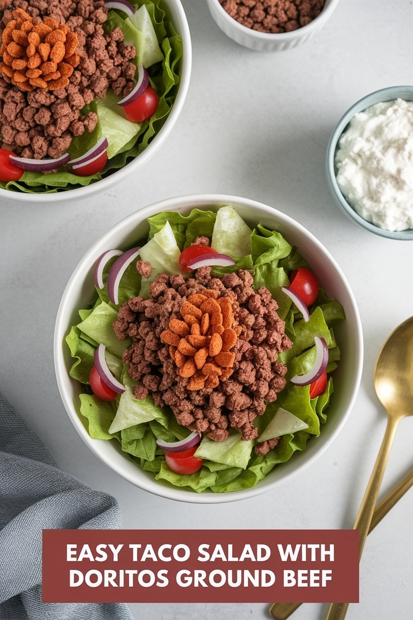 taco salad with doritos ground beef