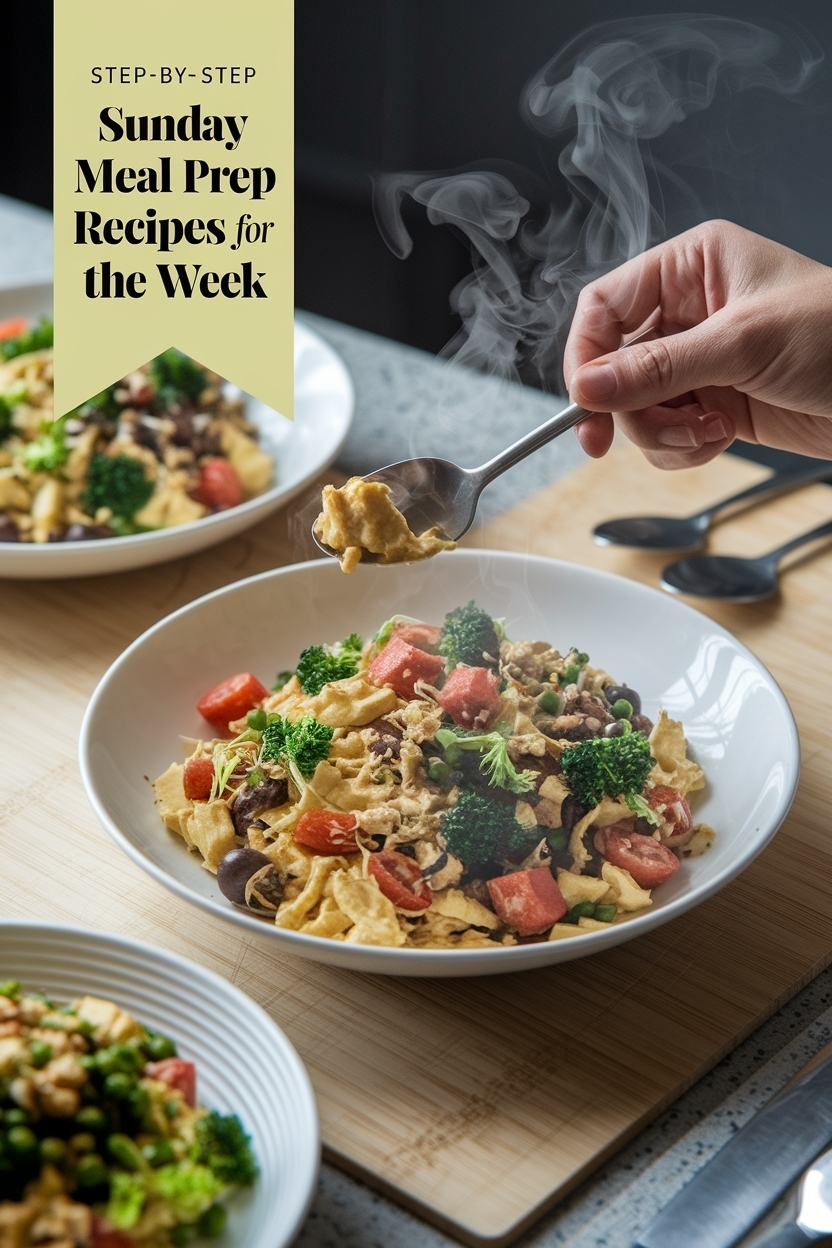 sunday meal prep recipes for the week