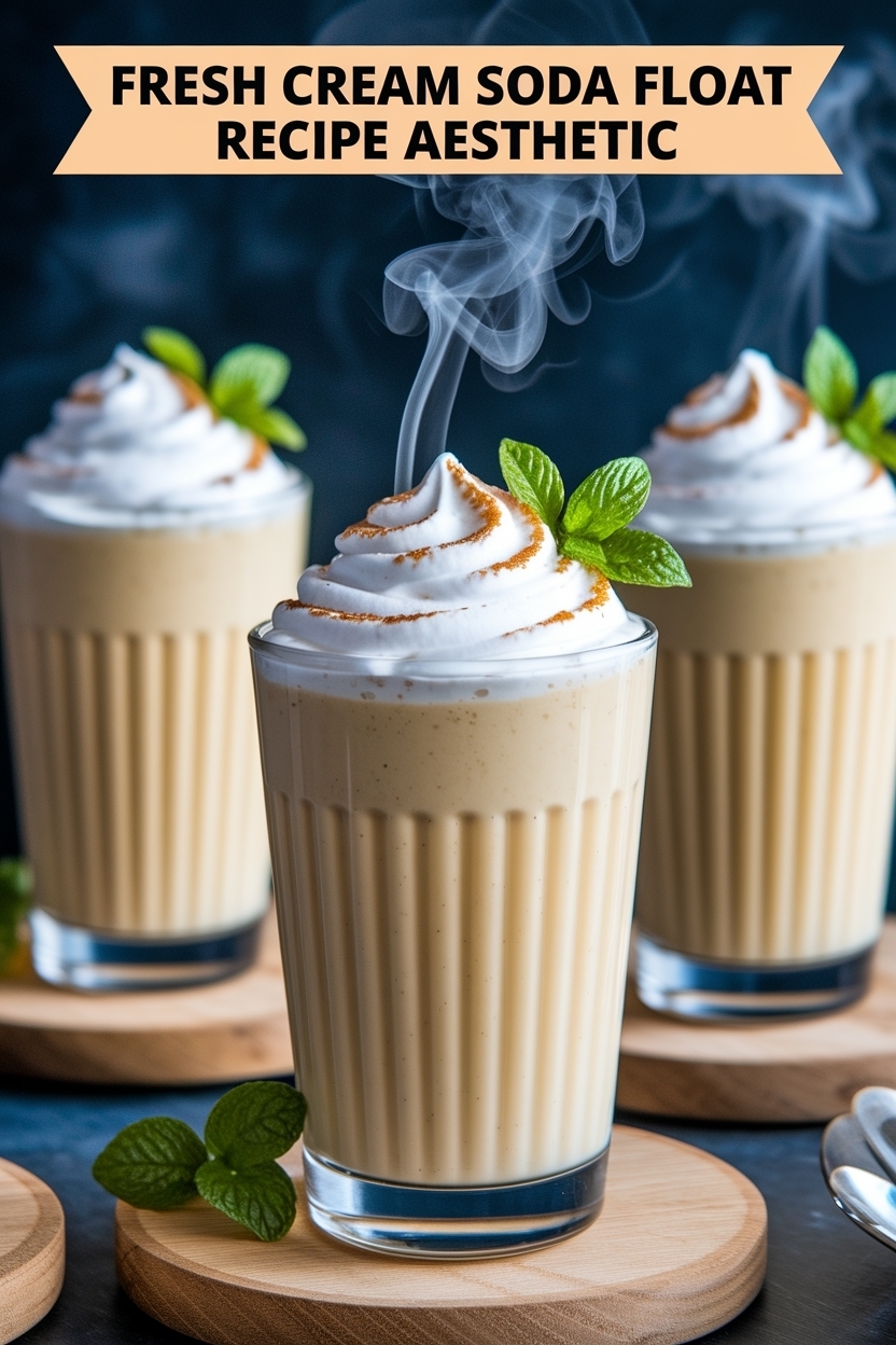 cream soda float recipe aesthetic