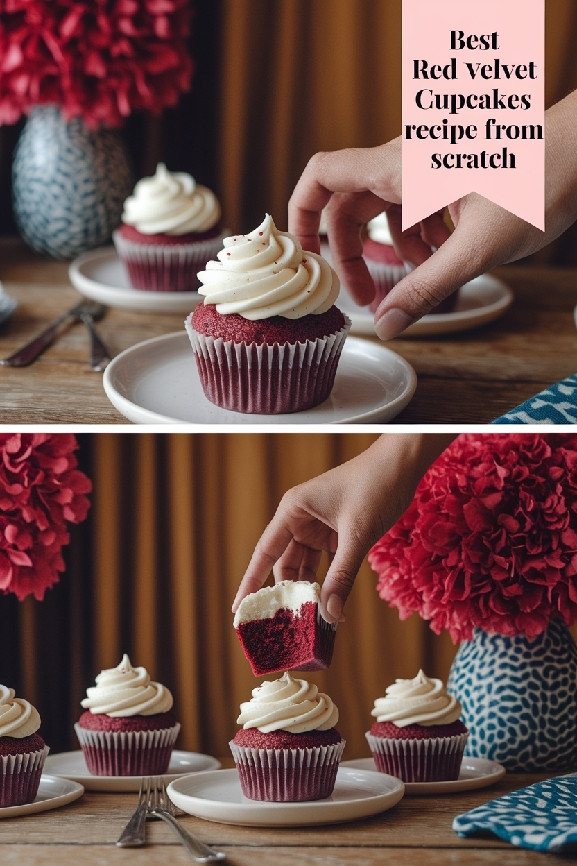 red velvet cupcakes recipe from scratch