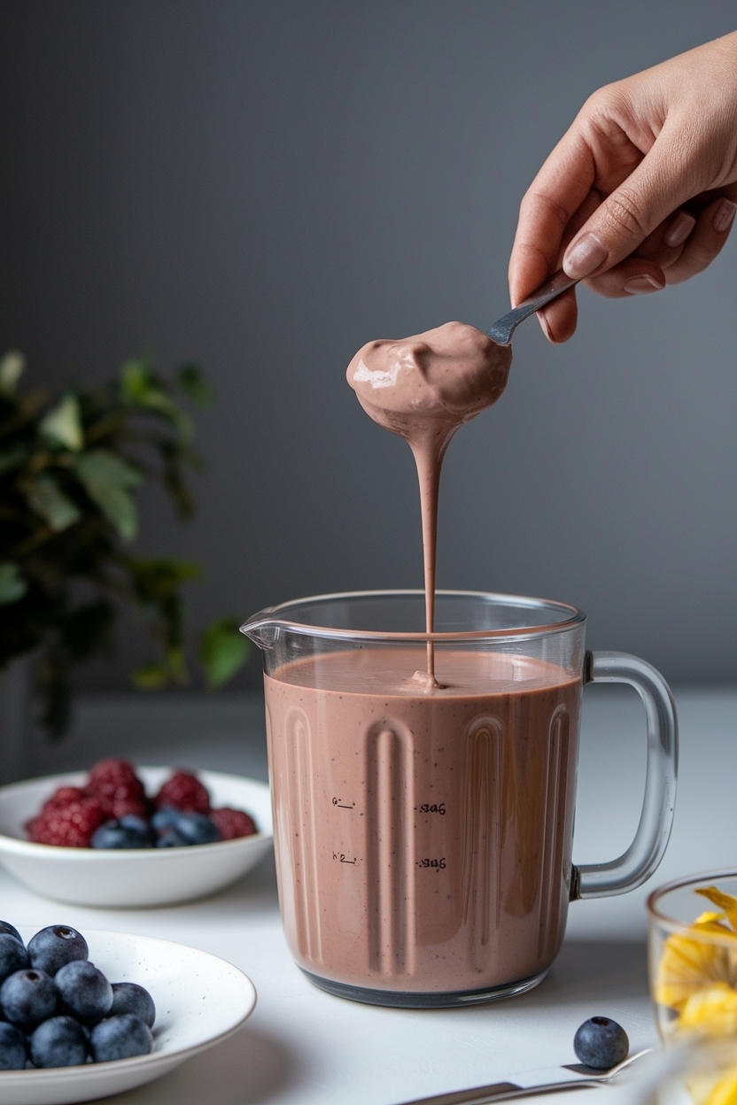 cottage cheese chocolate pudding blender