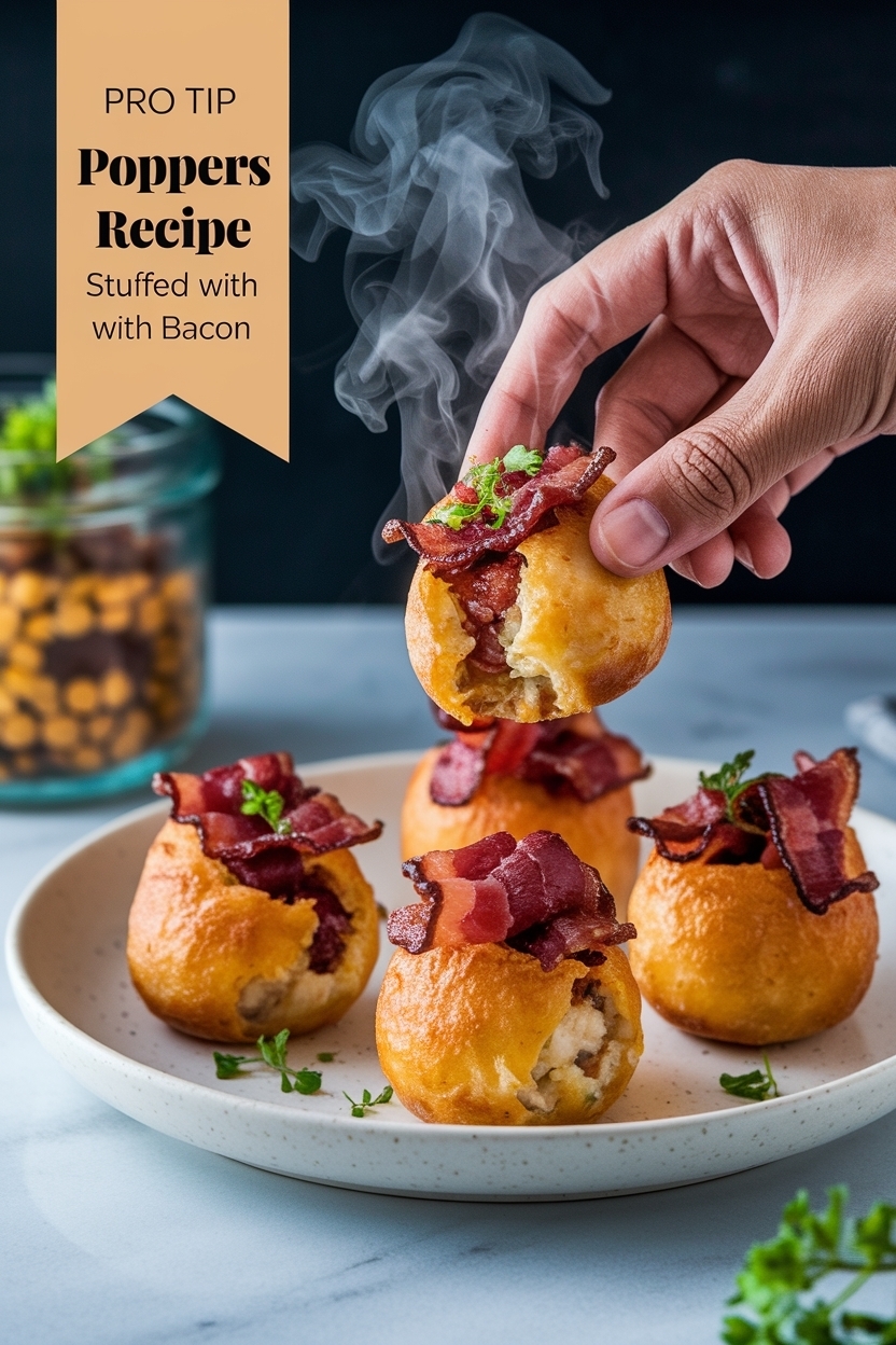 poppers recipe stuffed with bacon
