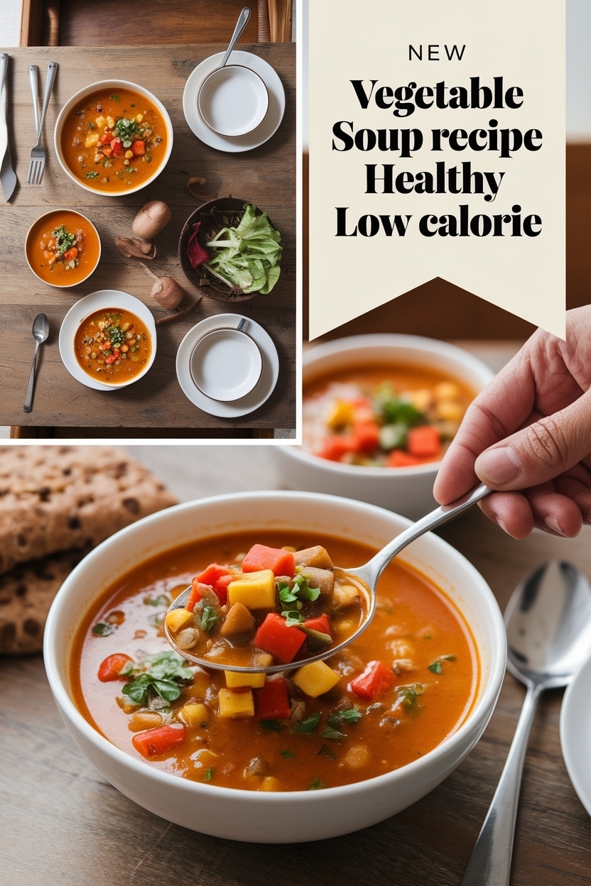 vegetable soup recipe healthy low calorie