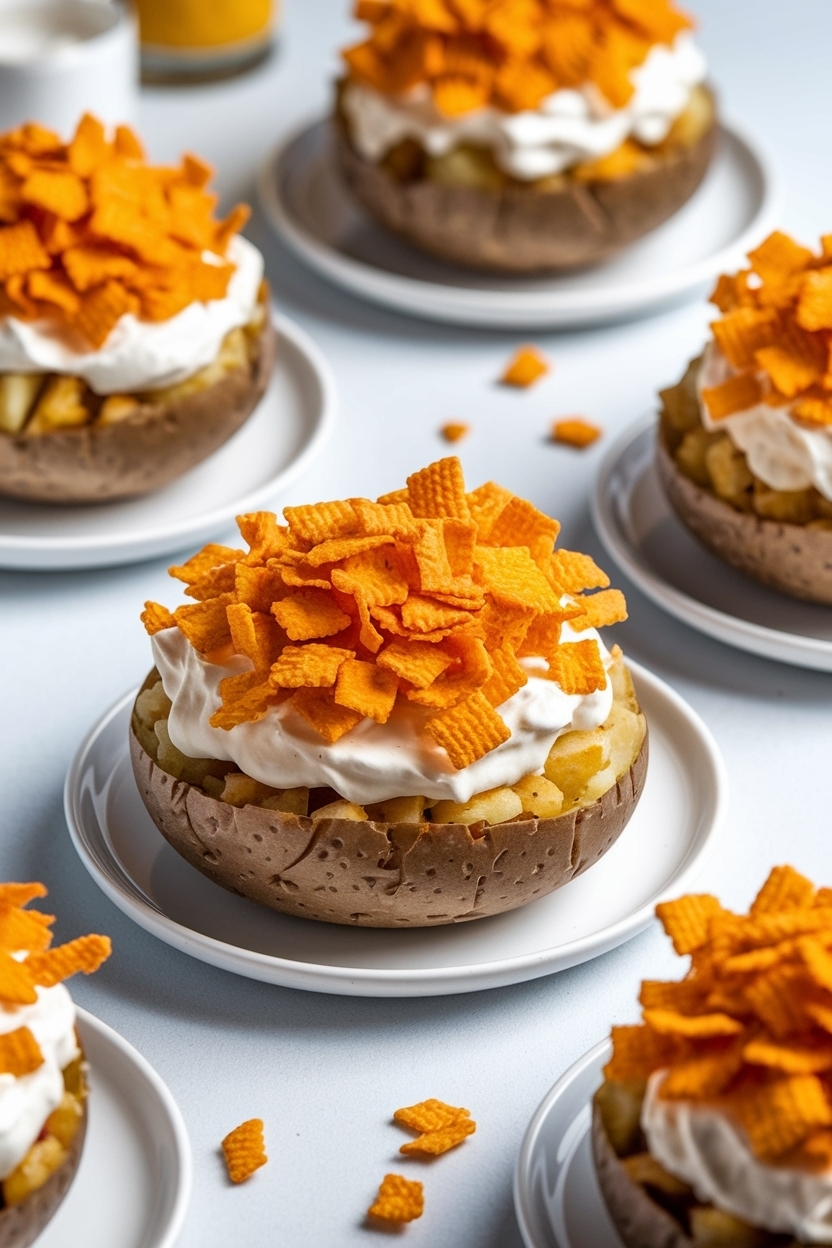 funeral potatoes with hashbrowns cornflakes topping