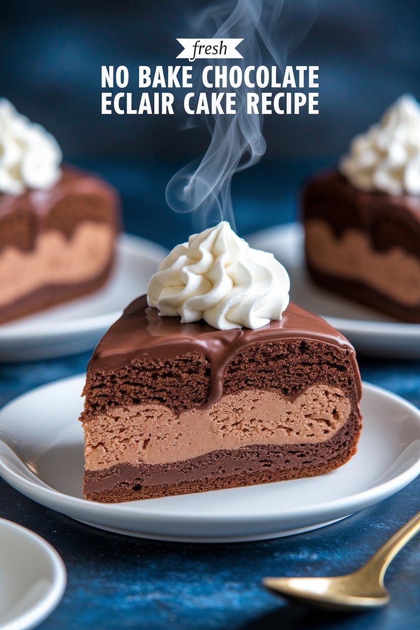no bake chocolate eclair cake recipe