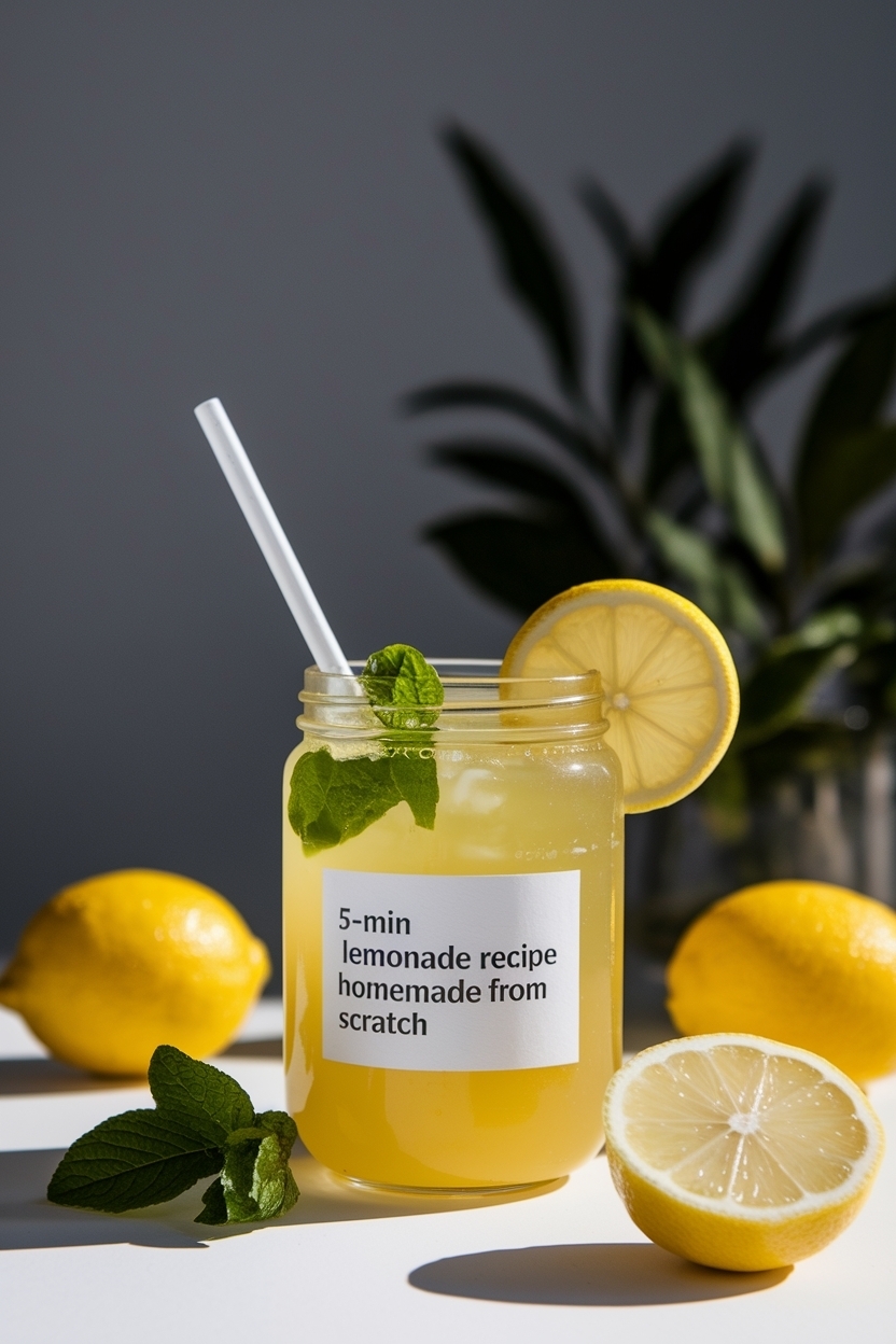 lemonade recipe homemade from scratch